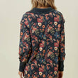 Load image into Gallery viewer, Floral Half Zip Up Sweater Dress