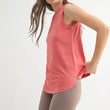Load image into Gallery viewer, Notched Flowy Tank Top