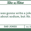 Load image into Gallery viewer, Take-a-Ticket: Dad Jokes