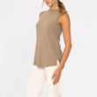 Load image into Gallery viewer, Notched Flowy Tank Top