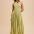 Load image into Gallery viewer, Smocked One Shoulder Dress