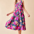 Load image into Gallery viewer, Floral Smocked Midi Dress