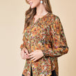 Load image into Gallery viewer, Blouse w/Smocked Detail