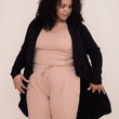 Load image into Gallery viewer, Mono B - CURVY Fleece Lined Cardigan