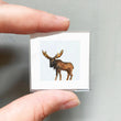 Load image into Gallery viewer, Magnet - 1" Moose Watercolor Print
