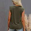 Load image into Gallery viewer, Round Neck Hollow Shoulder