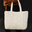 Load image into Gallery viewer, P.A Co. - Cream Cable Knit Tote