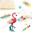 Load image into Gallery viewer, 3D Puzzle & Paint: Flamingo