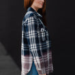 Load image into Gallery viewer, P.A Co. - Navy Plaid Flannel