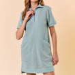 Load image into Gallery viewer, French Terry Zip Front Dress