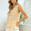 Load image into Gallery viewer, Lace V-neck w/ Back Button