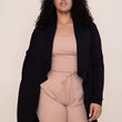 Load image into Gallery viewer, Mono B - CURVY Fleece Lined Cardigan