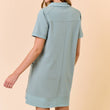 Load image into Gallery viewer, French Terry Zip Front Dress