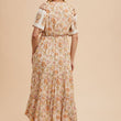Load image into Gallery viewer, Border print midi dress