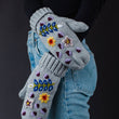 Load image into Gallery viewer, P.A Co. - Hand Stitched Floral Mittens
