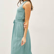 Load image into Gallery viewer, Cotton Tank Dress w/Gauze Skirt