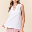 Load image into Gallery viewer, Ruffled Split V-Neck