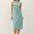 Load image into Gallery viewer, Cotton Tank Dress w/Gauze Skirt