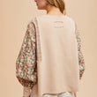 Load image into Gallery viewer, French Terry Spliced Top