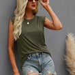 Load image into Gallery viewer, Round Neck Hollow Shoulder