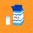 Load image into Gallery viewer, Magnet - 1" Milk Carton Gouache Art Print