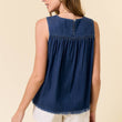 Load image into Gallery viewer, Tencel Chambray Swing Tank