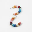 Load image into Gallery viewer, Rainbow hoop earrings