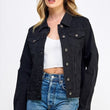 Load image into Gallery viewer, Denim jacket BLACK