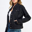 Load image into Gallery viewer, Denim jacket BLACK