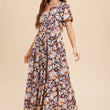 Load image into Gallery viewer, V-Neck Floral Midi Dress