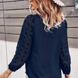 Load image into Gallery viewer, Swiss Dot Lantern sleeve blouse