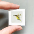 Load image into Gallery viewer, 1" Hummingbird Watercolor Print