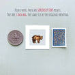 Load image into Gallery viewer, Magnet - 1" Bear Watercolor Print