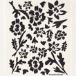 Load image into Gallery viewer, Swedish Dishcloths - Black Flora on White