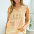 Load image into Gallery viewer, Lace V-neck w/ Back Button