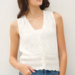 Load image into Gallery viewer, Crochet Knit Sweater Vest