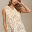 Load image into Gallery viewer, Button Front Paisley Top