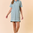 Load image into Gallery viewer, French Terry Zip Front Dress