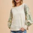 Load image into Gallery viewer, French Terry Spliced Top