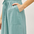 Load image into Gallery viewer, Cotton Tank Dress w/Gauze Skirt