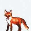 Load image into Gallery viewer, Magnet - 1" Fox Watercolor Print