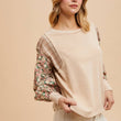 Load image into Gallery viewer, French Terry Spliced Top