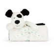Load image into Gallery viewer, Jellycat Bashful Black & Cream Puppy Blankie