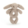 Load image into Gallery viewer, Jellycat Bashful Beige Bunny Ring Rattle