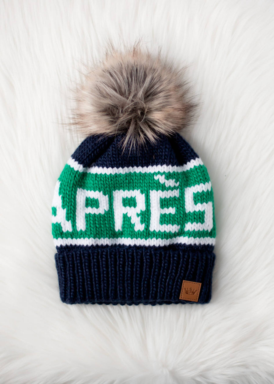 P.A Co. - Navy Apres Pom Hat