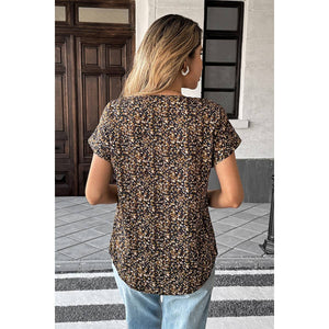 V-Neck Floral Print