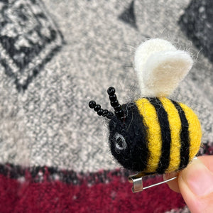 Handmade bee coin purse