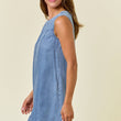 Load image into Gallery viewer, Doe and Rae - Chambray A-Line Mini Dress
