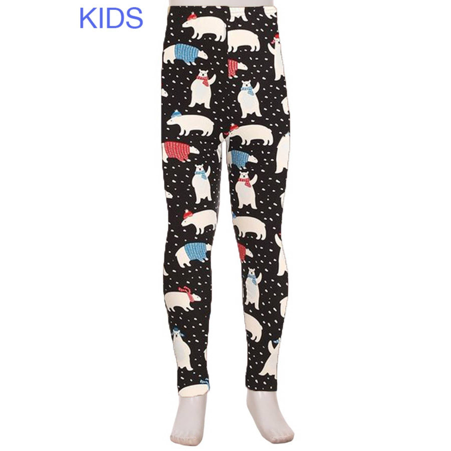 Kid's Christmas polar bear Leggings