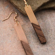 Load image into Gallery viewer, Mia - Resin &amp; Wood Earrings
